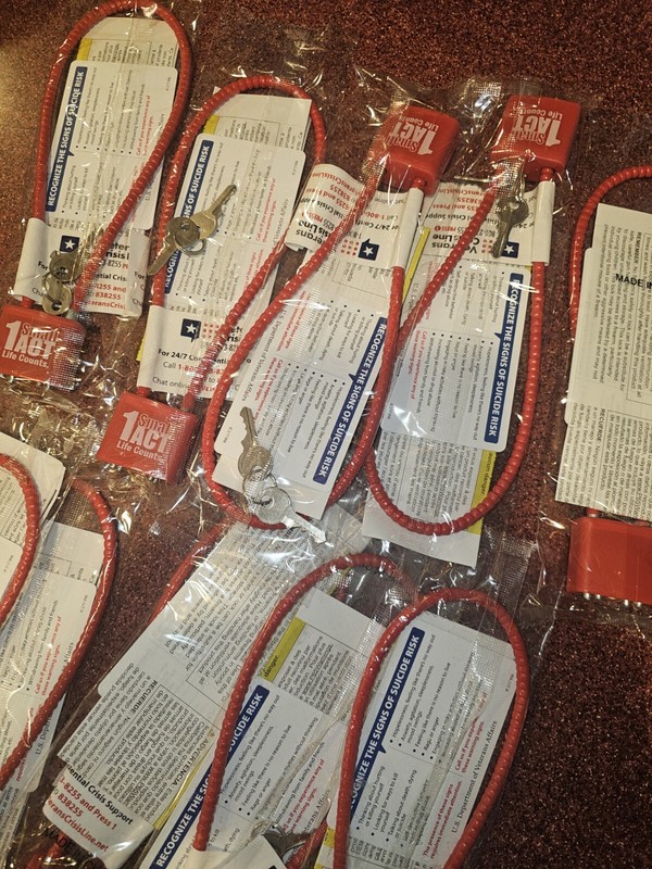 Rifle Pistol Cable Locking With Key New In Package Lot x10 L@@K!! Priced To Sell