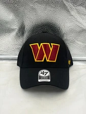Washington Commanders NFL '47 Brand Black MVP Adjustable Hat