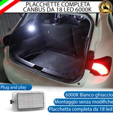 PLACCHETTA BAGAGLIAIO LED COMPLETA RENAULT CAPTUR MK2 18 LED 6000K BIANCO