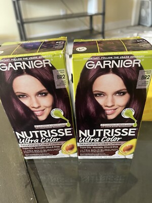 Garnier Nutrisse Nourishing Hair Color Creme, Ultra Bold Burgundy - 12443875 (2