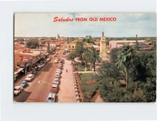 Postcard Saludos From Old Mexico, Nuevo Laredo, Mexico