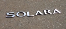 Toyota Solara emblem letters badge decal logo rear trunk OEM Genuine Original