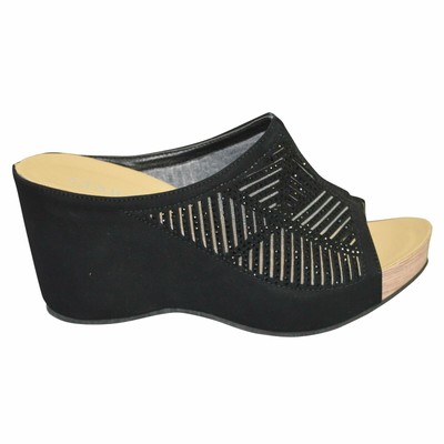 ladies black mules uk