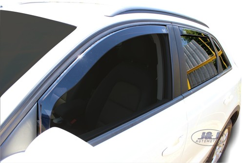 Deflectores de viento para Audi Q3 2011-2018 5 puertas juego de 4 piezas tintado Heko - Imagen 2 de 9