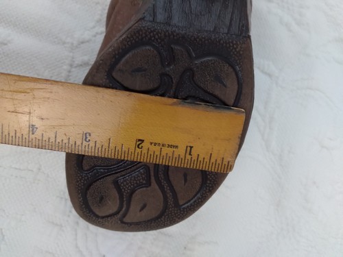 BOC Born Concept Damenschuhe braun Straußenmuster-Clog Nadiyya C80841 Größe 8 M - Bild 8 von 17