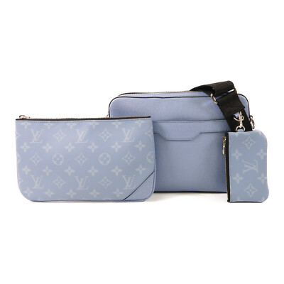 メンズ新作★LV★トリオ メッセンジャーバッグ ブルー M14069 LOUIS VUITTON LV SHW Trio Messenger Shoulder Bag M14069