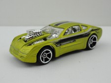 2009 Hot Wheels Designs 10 Overbored 454 Lime Green - LOOSE
