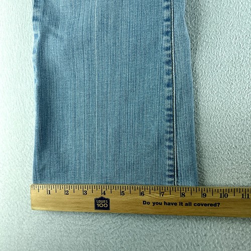 Jeanstar Women Jeans Blue Tag Size 8 (28x30) Low Rise Flared Stretch Denim - Picture 6 of 15