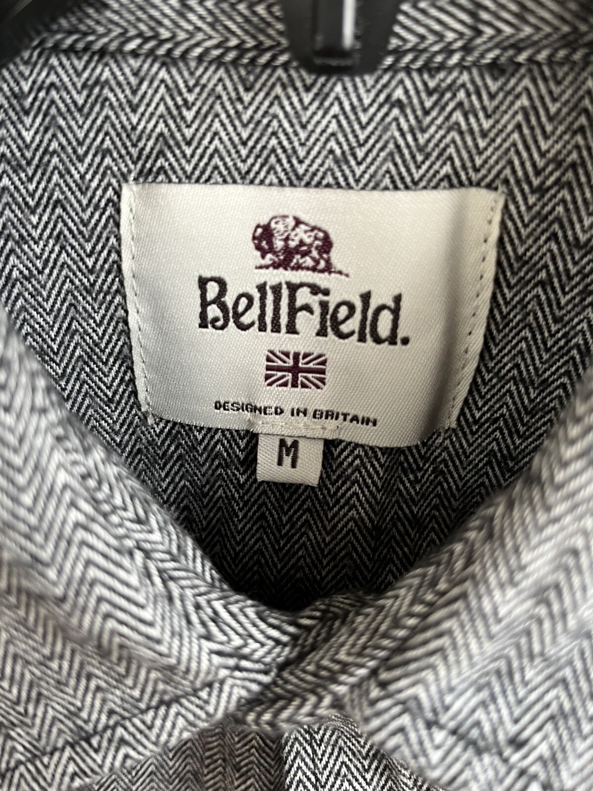 BellField Button Down Zig Zag Geometric Striped - image 3