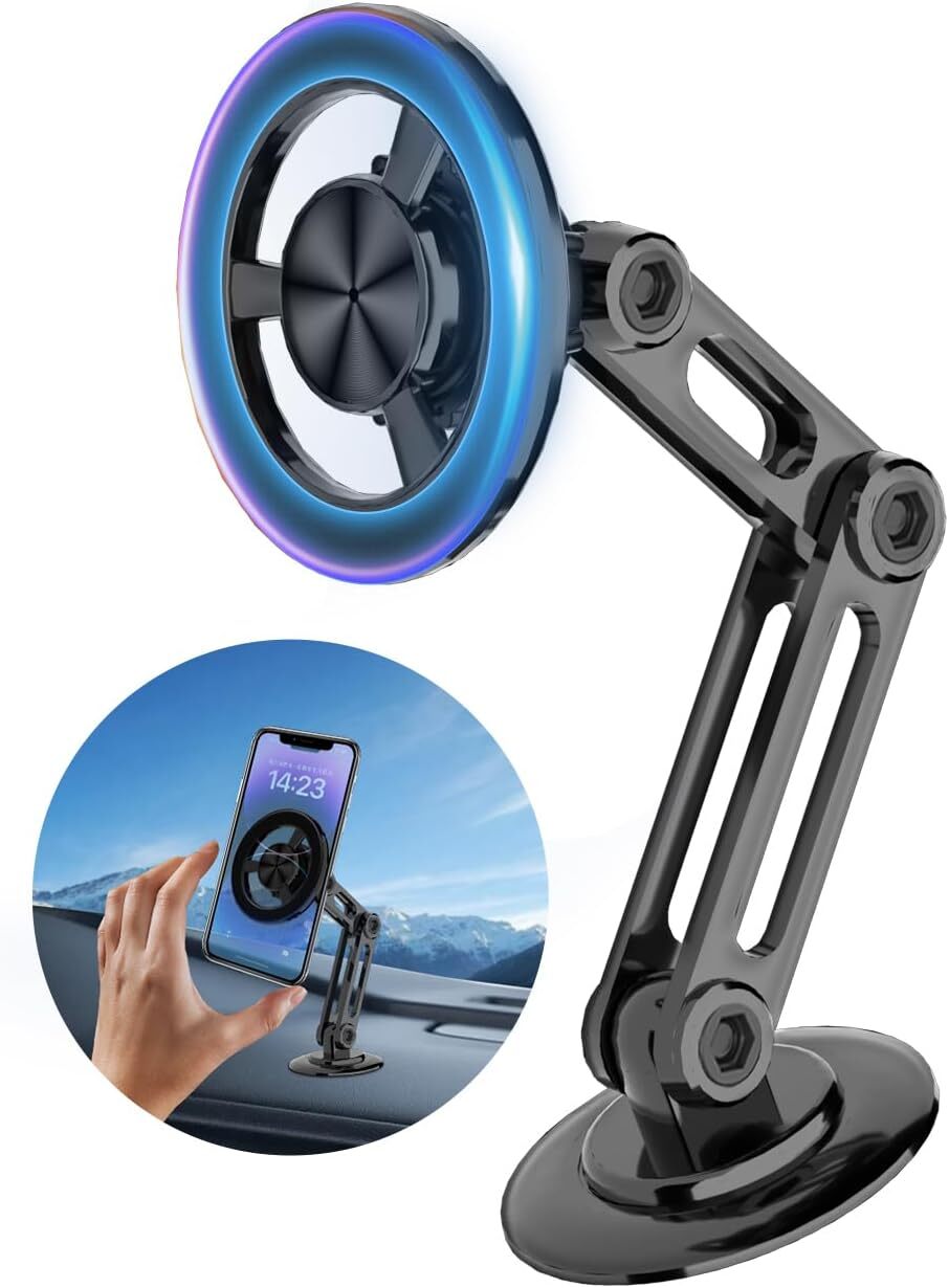 Magnetic Phone Holder for Car Fits Car Mount Universal 360 PRO Rotation Hands