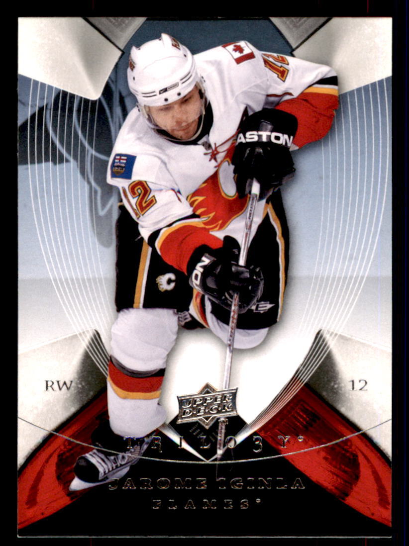 その他 Upper Deck 2008-09 Black Jarome Iginla 2008-09 Upper Deck Trilogy #32 Jarome Iginla Calgary Flames