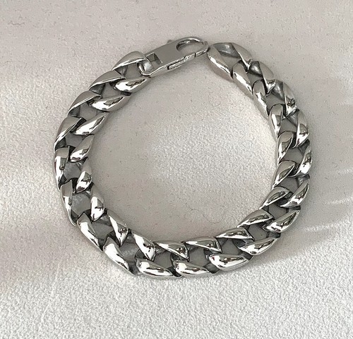 Bracelet Homme Maille Gourmette 22cm Acier Inoxydable 316L BIJOUX - 第 1/5 張圖片