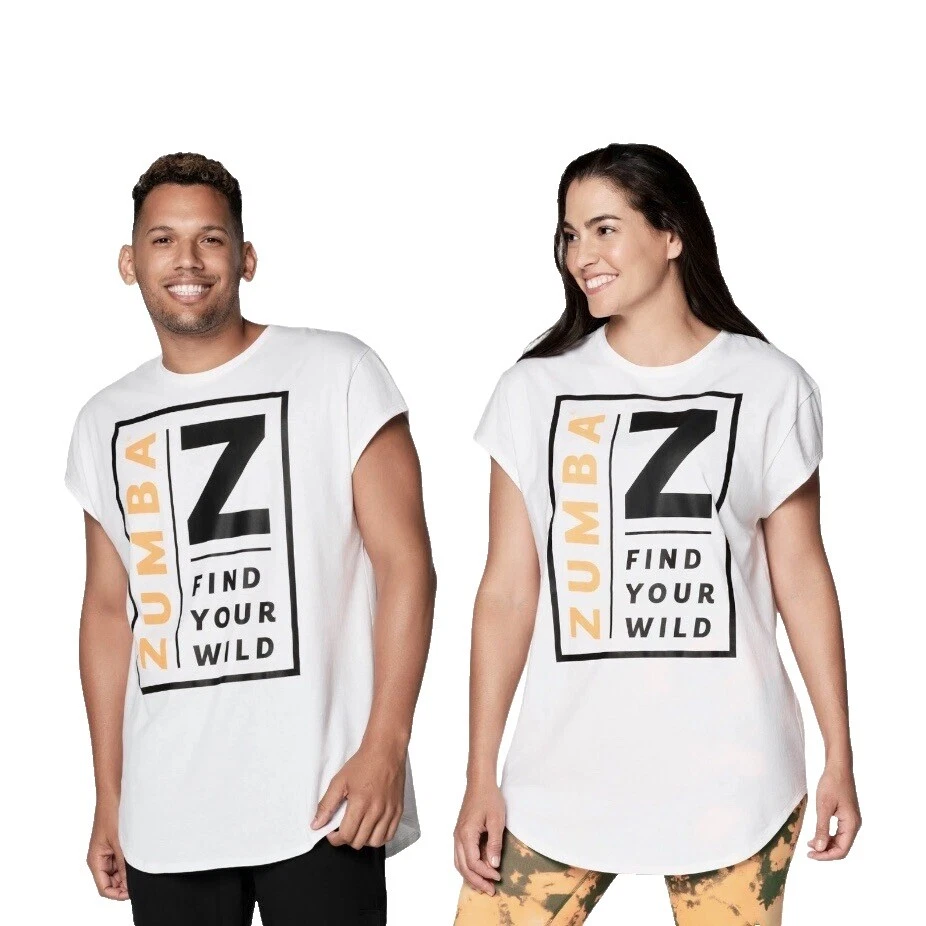 Zumba White Regular Size Clothing for Men