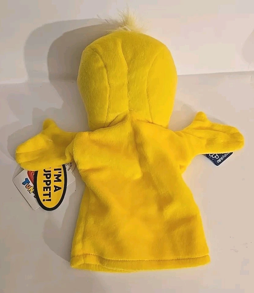 Peluche Piolín Pájaro Marioneta de Mano Warner Bros Looney Tunes 1994 Aplausos De Colección con Etiqueta Foto 3 de 4