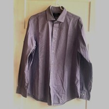 POLO Ralph Lauren Long Sleeve Shirt Size 16 1/2 -34/35 Blue Checked