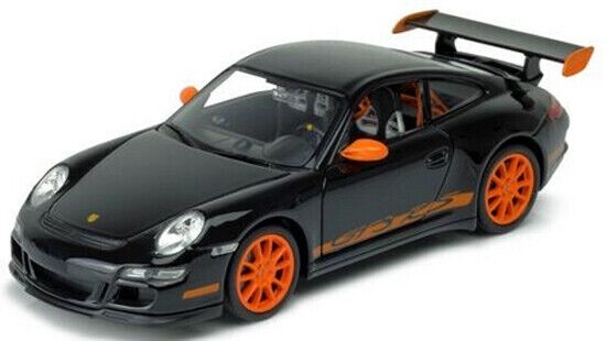 Welly - PORSCHE 911 (997) GT3 RS (Black) - Die Cast Model Scale 1:24