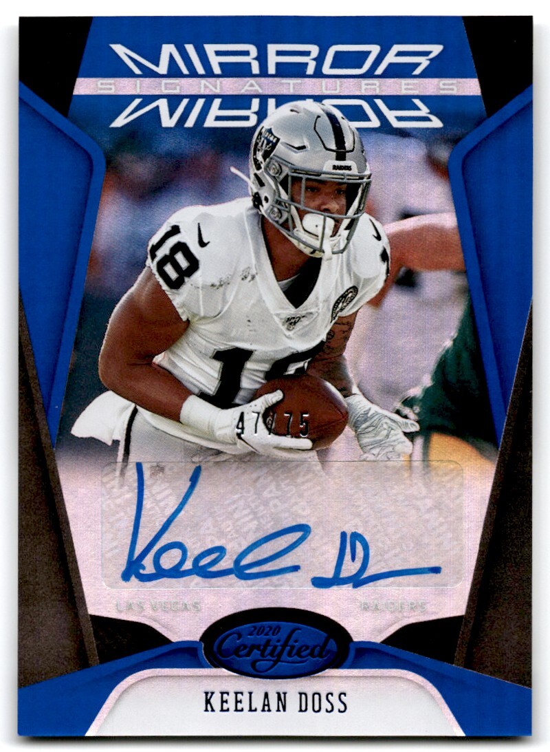 2019 Panini Certified Keelan Doss Auto Oakland Raiders MSKD eBay