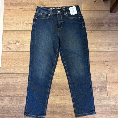 Cat & Jack Girls Dark Wash Ankle Straight Denim Jeans- Size 16 - Picture 2 of 5