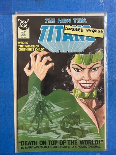 THE NEW TEEN TITANS Comic #21 DC Comics 1986 | Combined Shipping B&B