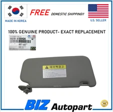 Genuine Front LEFT Sun Visor for 2006-2010 Hyundai Accent Verna # 85210-1E020QS