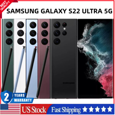 NEW FACTORY SEALED SAMSUNG GALAXY S22 ULTRA 5G  UNLOCKED 6.8in 128GB/256/512GB