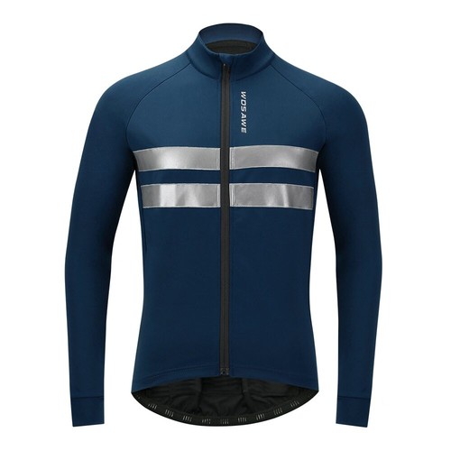 Winter Men's Cycling Jacket Waterproof Windproof Thermal Fleece Bike Jersey - Picture 9 of 39