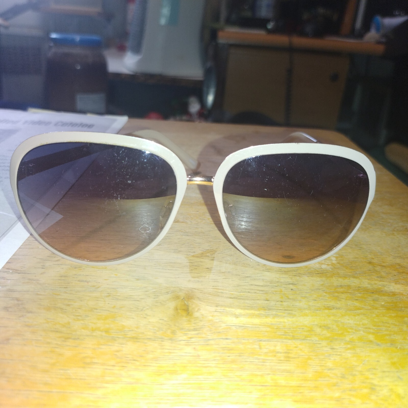 TAHARI Designer Sunglasses TH753 Grey/Gold inner Frame/