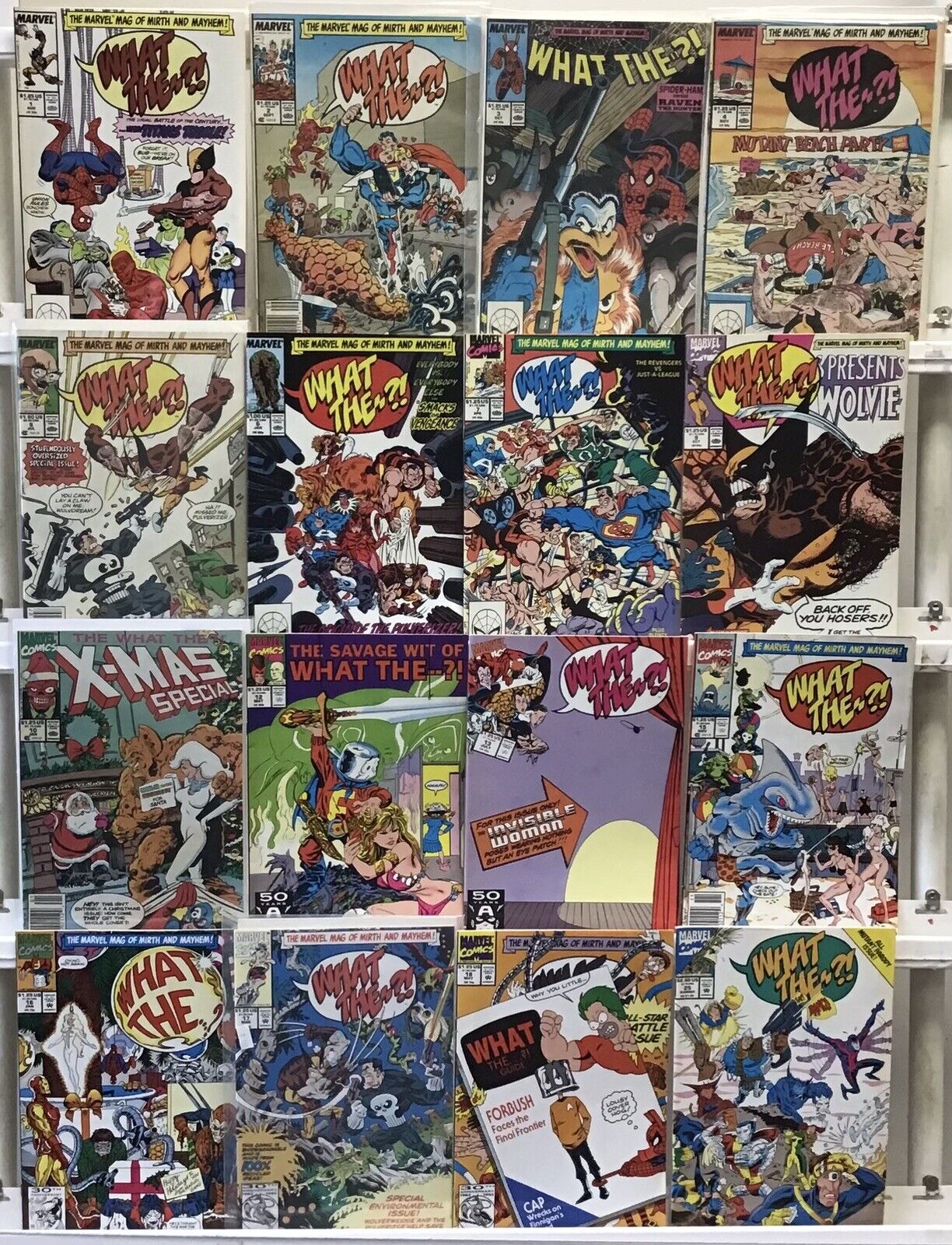 What The-?! Comic Book Lot Of 16 