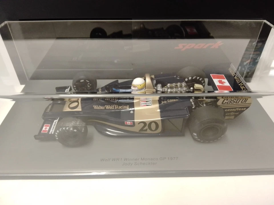 Spark F1 Wolf WR1 #20 Jody Scheckter Winner Monaco GP 1977 1/18 18S372 - Image 3 of 4