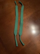 Neoprene Fabric Strap For Sunglasses - 16  Total Length - Green - 2 For 2