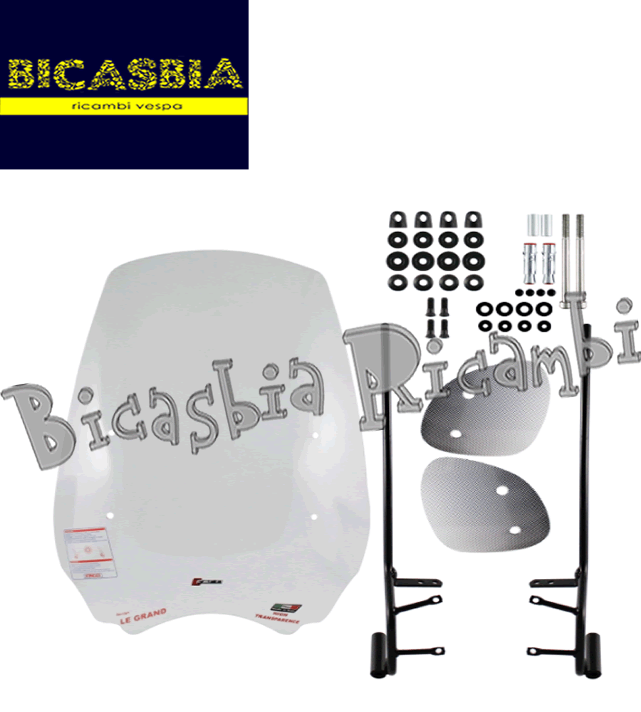 7890 Windshield FACO LE GRAND Piaggio 50 125 150 200 Liberty RST