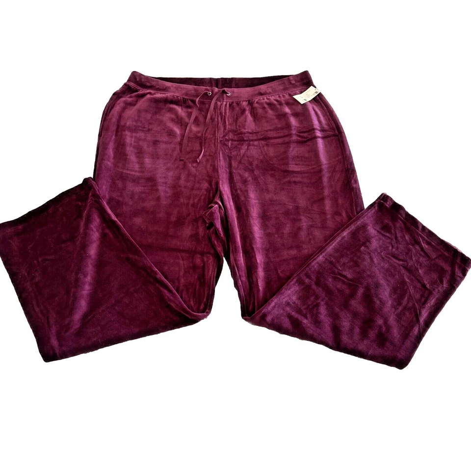 Avenue Mujeres Terciopelo Terciopelo 2 Piezas Sudadera con Capucha Pantalones Traje Talla 18/20 Foto 2 de 4