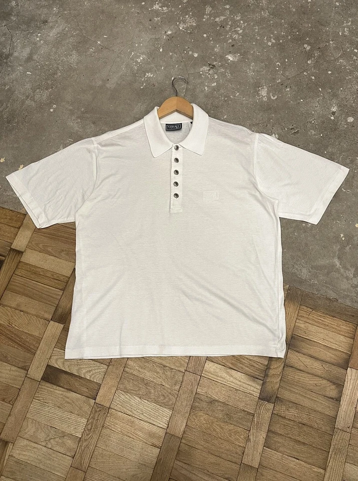 Polo Versace Classic V2 blanco vintage grande Foto 2 de 4