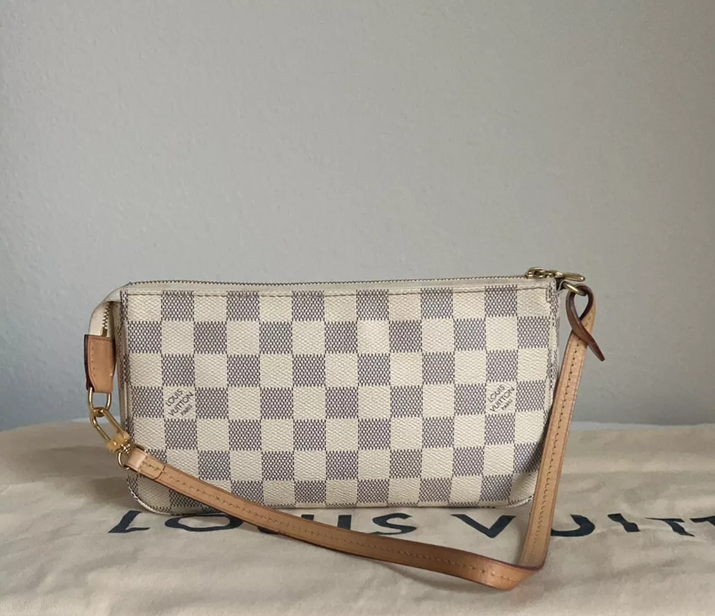 Louis Vuitton Pochette Accessories NM Damier Azur Pouch