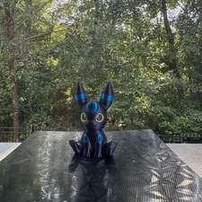 Umbreon Blue Shiny 3D print 3 Inches Tall - Pokemon Inspired