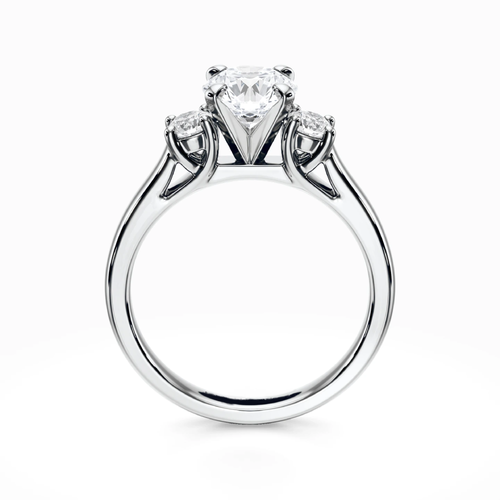 Diamond Ring IGI or GIA Certified Real Round 1 Carat 950 Platinum Band 5 6 7.5 8 - Picture 3 of 11