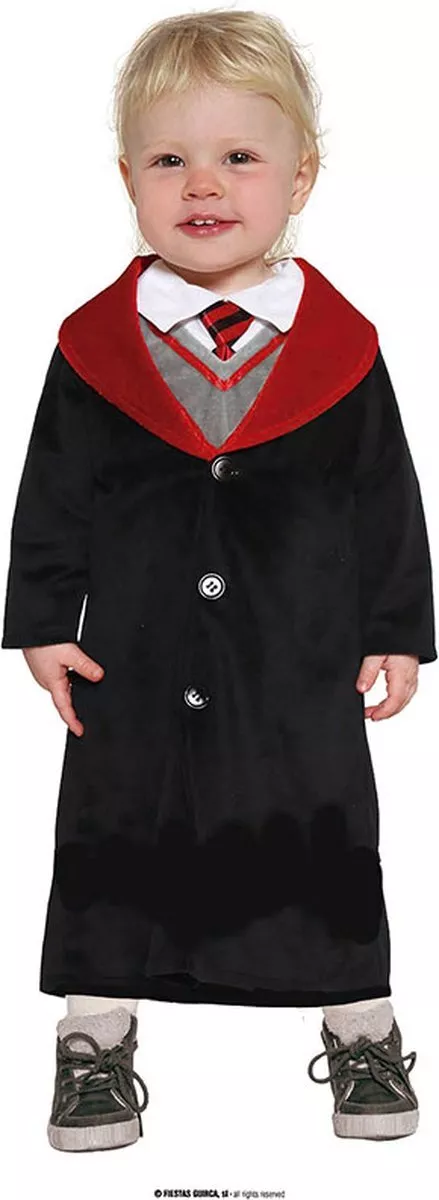 COSTUME CARNEVALE MAGO VESTITO NEONATO SCUOLA DI MAGIA HARRY