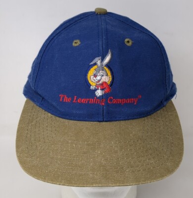 Reader Rabbit The Learning Company TLC PC Game Promo Baseball Hat Cap Vintage
