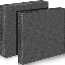 2 Pcs Customizable Polyethylene Foam Packing Foam Insert Sheets 12 X 12 X 1.5 I