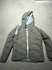 Columbia Down Jacket Khaki Green Womens, Size L Vgc