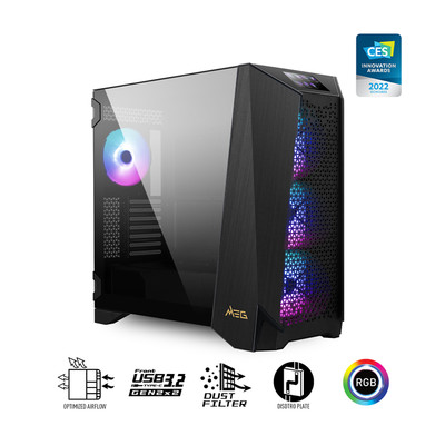 MSI MEG PROSPECT700R Mid-Tower Case, SUPPORTS E-ATX / ATX / Micro