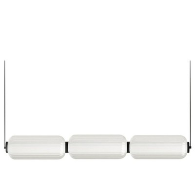 Dainolite RMA-3830LEDHP Ramona 38''W Linear Pendant - Black