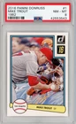 2016 Panini Donruss Mike Trout Los Angeles Angels '82 Topps Design Card #1 PSA 8