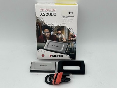 Kingston XS2000 4TB High Performance Portable SSD with USB-C | eBay