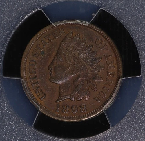 Indian Head Cent. 1898 PCGS EF Cleaned Details. Lot # 9064-476-3703