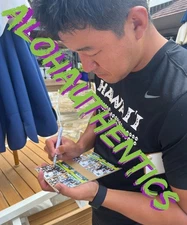 KANSEI MATSUZAWA SIGNED HAWAII WARRIORS 2025 CHOICE FOOTBALL CARD KANJI  7-11