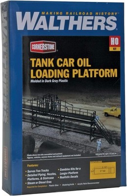 Walthers Tank car Oil Loading platform 933-3104, Öl-Verladestelle f. Kesselwagen