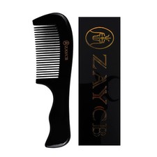 Hair Comb, 100 Buffalo Horn Fine Tooth Comb, Anti-Static Hair Styling Detang...