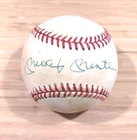 Mickey Mantle Signed Baseball Autograph Upper Deck Hologram