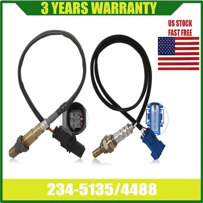2pcs Oxygen Sensor For Mini Cooper 1.6L L4 2007-2010 Upstream+Downstream